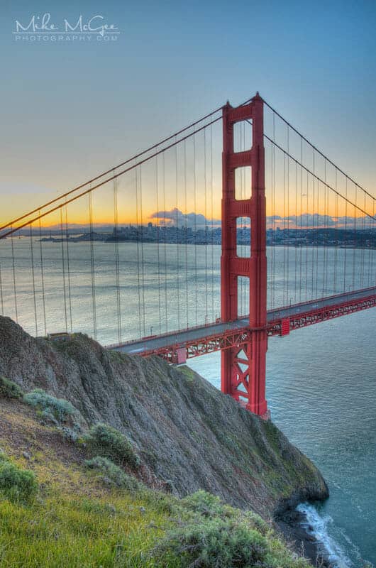 Golden Gate Bridge Cliffside