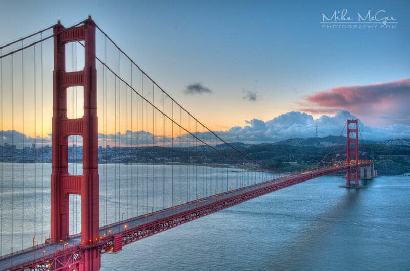 Full Span of the Golden Gate Bridge
