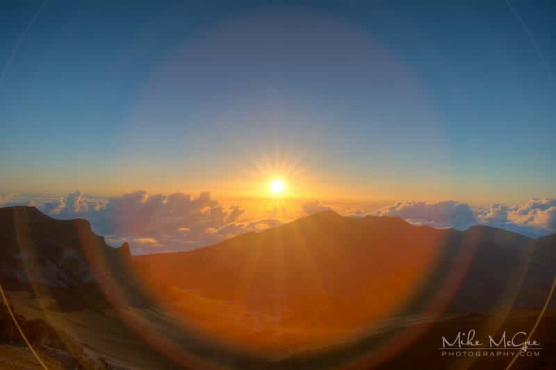 Haleakala Sunrise taken in Maui, Hawaii