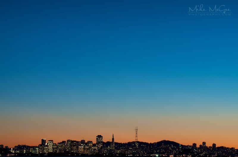 San Francisco Skyline at Sunset