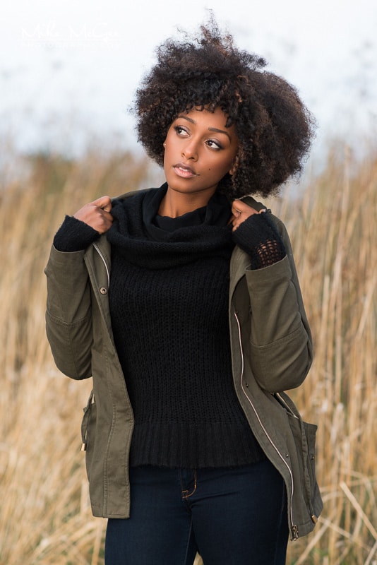 Model Credit: Jaida. Portraits taken outdoors in Suisun City, CA