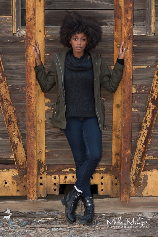 Model Credit: Jaida. Portraits taken outdoors in Suisun City, CA