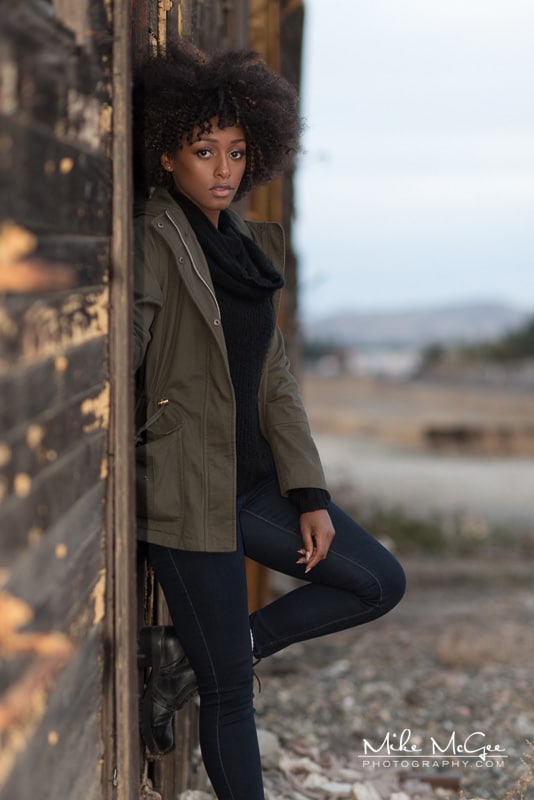 Model Credit: Jaida. Portraits taken outdoors in Suisun City, CA