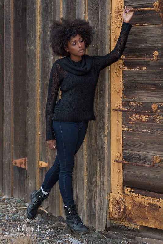 Model Credit: Jaida. Portraits taken outdoors in Suisun City, CA