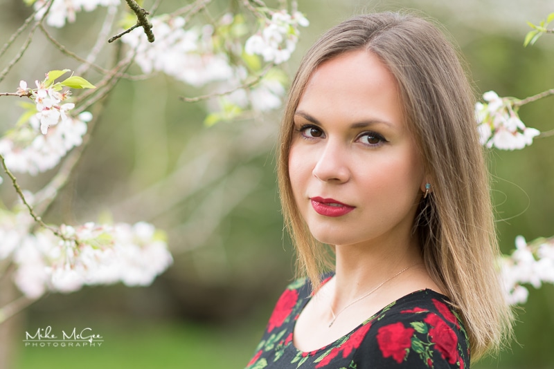 Marichka Cherry Blossom Headshot / Portrait