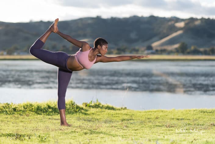 Jaida outdoor yoga activewear photoshoot