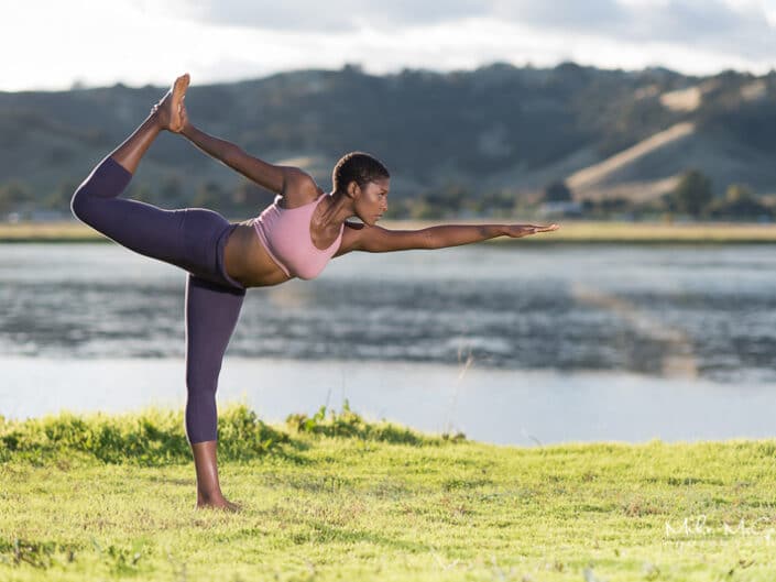 Jaida outdoor yoga activewear photoshoot