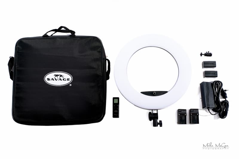 Savage Universal Luminous Pro LED Ringlight Plus Review Mike McGee Portrait Photographer