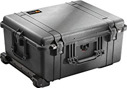 Pelican 1610 Roller Case with Foam (Black)