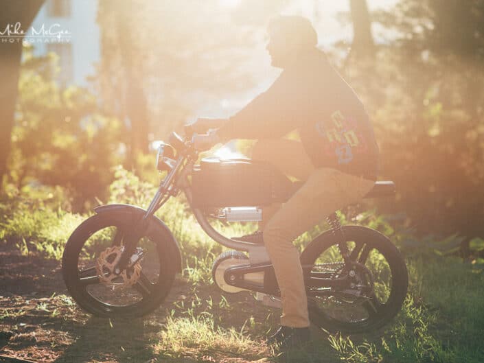 San Francisco Bay Area Product Photographer Monday Motorbikes Lifestyle Product Photography