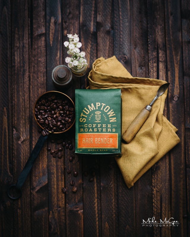 San Francisco Bay Area Natural Light Food Advertising Product Photographer Stumptown Coffee