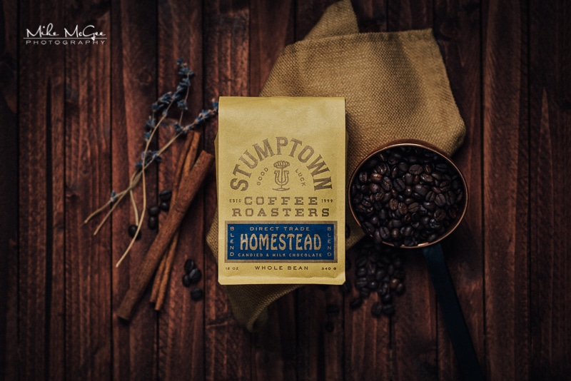 San Francisco Bay Area Natural Light Food Advertising Product Photographer Stumptown Coffee