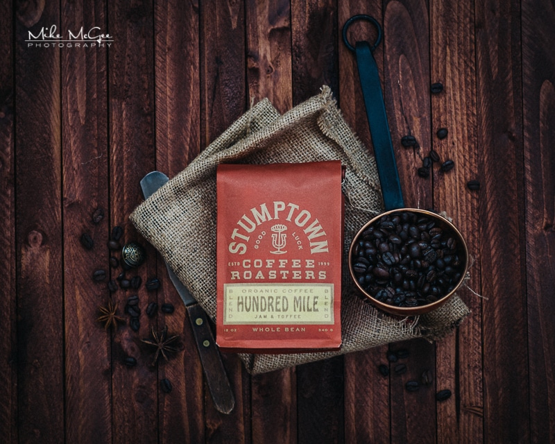 San Francisco Bay Area Natural Light Food Advertising Product Photographer Stumptown Coffee