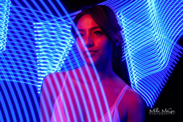 Karina hypercolor colored gel artistic creative light painting long exposure portrait photographer san francisco bay area