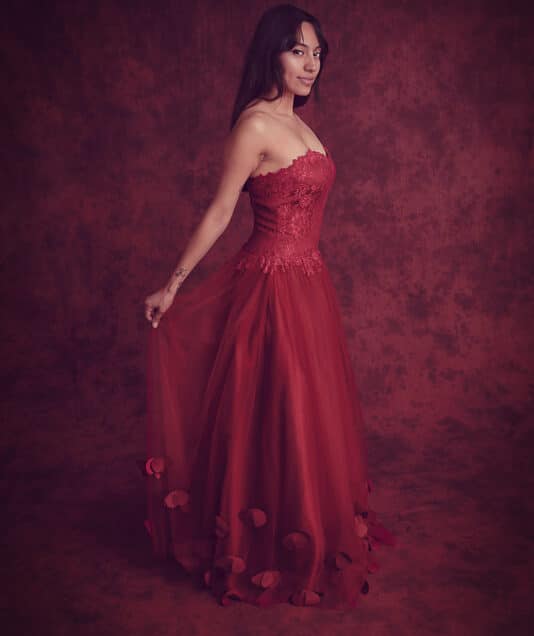 Karina Formal Gown Shoot – Savage Sedona Crushed Muslin