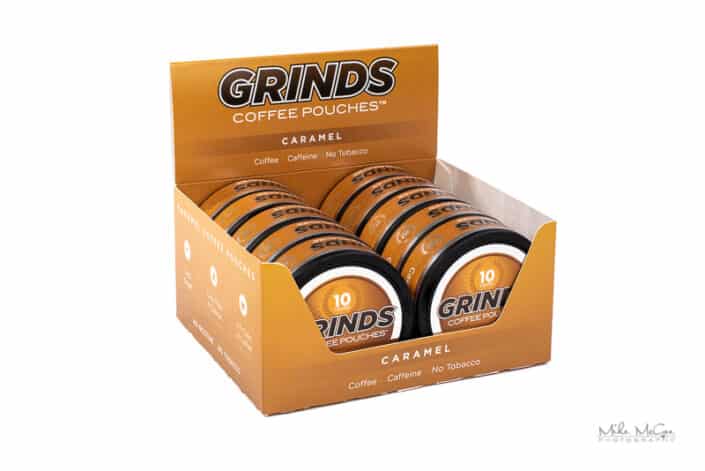 San Francisco Bay Area Amazon Photographer Grinds Coffee Pouches E-Commerce Online Product Photographer