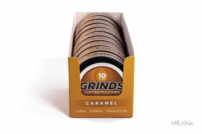 San Francisco Bay Area Amazon Photographer Grinds Coffee Pouches E-Commerce Online Product Photographer