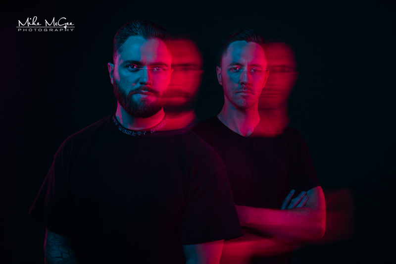 Spotify musician hypercolor colored gel artistic creative album cover portrait headshot photographer san francisco bay area creative headshot photographer